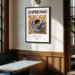 Espresso – Italian Coffee, Street Café Print, clean layout with no caption