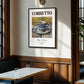 Corretto – Italian Coffee, Street Café Poster, clean layout with no caption