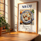 Nougat – Italian Dessert Dish, Restaurant Print, no-text version framed in wood