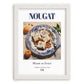 Nougat – Italian Dessert Dish, Restaurant Print, placed in minimal white frame