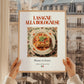 Lasagne alla Bolognese – Italian Dish, Fine Dining Restaurant Art, styled in a charming Paris street view