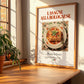 Lasagne alla Bolognese – Italian Dish, Fine Dining Restaurant Art, no-text version framed in wood