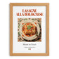 Lasagne alla Bolognese – Italian Dish, Fine Dining Restaurant Art, set in oak frame
