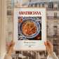 Amatriciana – Italian Pasta, Ristorante Print, styled in a charming Paris street view
