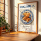 Sfogliatella – Italian Dessert Dish, Brasserie Wall Decor, no-text version framed in wood