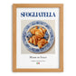 Sfogliatella – Italian Dessert Dish, Brasserie Wall Decor, set in oak frame