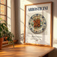 Arrosticini – Italian Meat Dish, Restaurant Poster, no-text version framed in wood