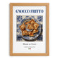 Gnocco fritto – Italian Dish, Restaurant Wall Art, set in oak frame