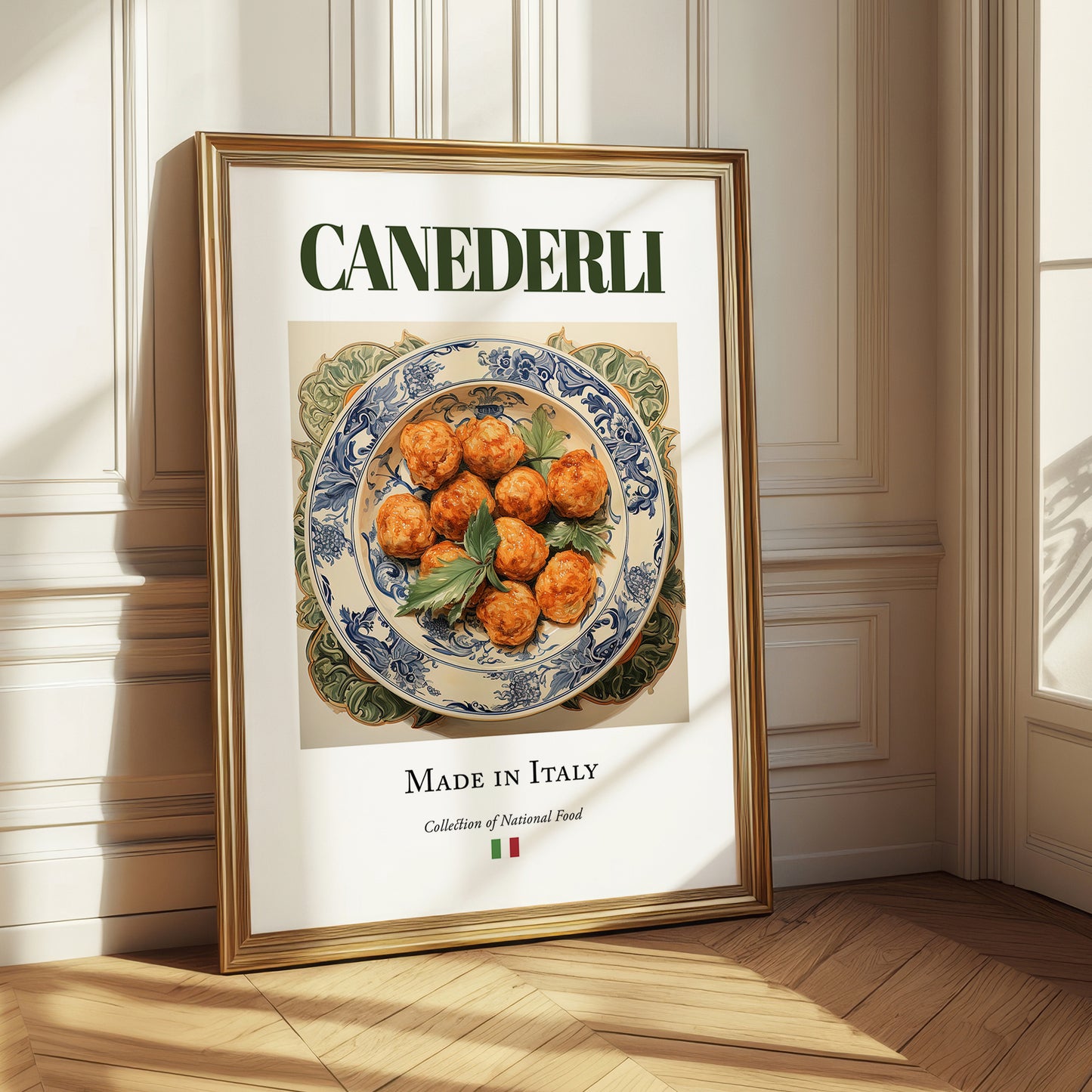 Canederli – Italian Dish, Restaurant Poster