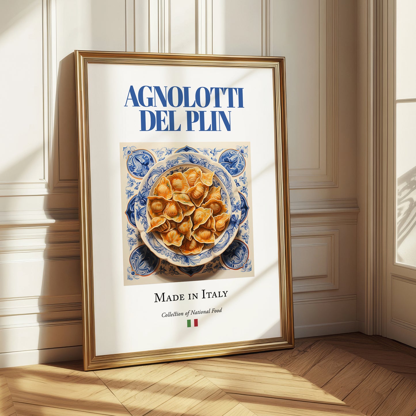 Agnolotti del plin – Italian Pasta, Osteria Illustration