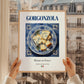 Gorgonzola – Italian Cheese Dish, Farmhouse Kitchen Print, styled in a charming Paris street view