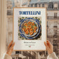 Tortellini – Italian Pasta, Osteria Wall Decor, styled in a charming Paris street view