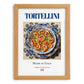Tortellini – Italian Pasta, Osteria Wall Decor, set in oak frame