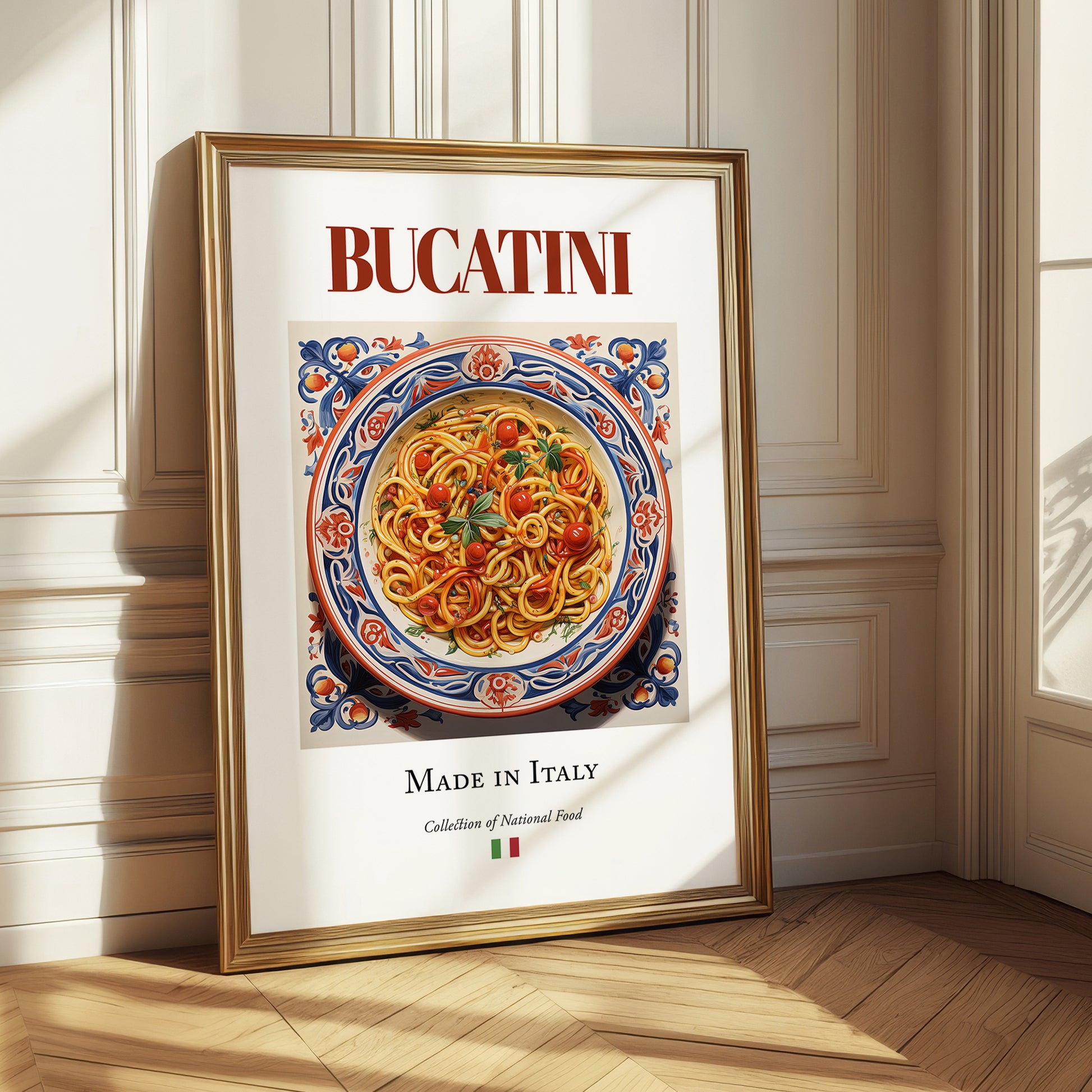 Bucatini – Italian Pasta, Ristorante Painting