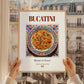 Bucatini – Italian Pasta, Ristorante Painting, styled in a charming Paris street view