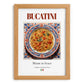 Bucatini – Italian Pasta, Ristorante Painting, set in oak frame