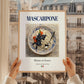 Mascarpone – Italian Cheese Dish, Bistro Wall Art, styled in a charming Paris street view