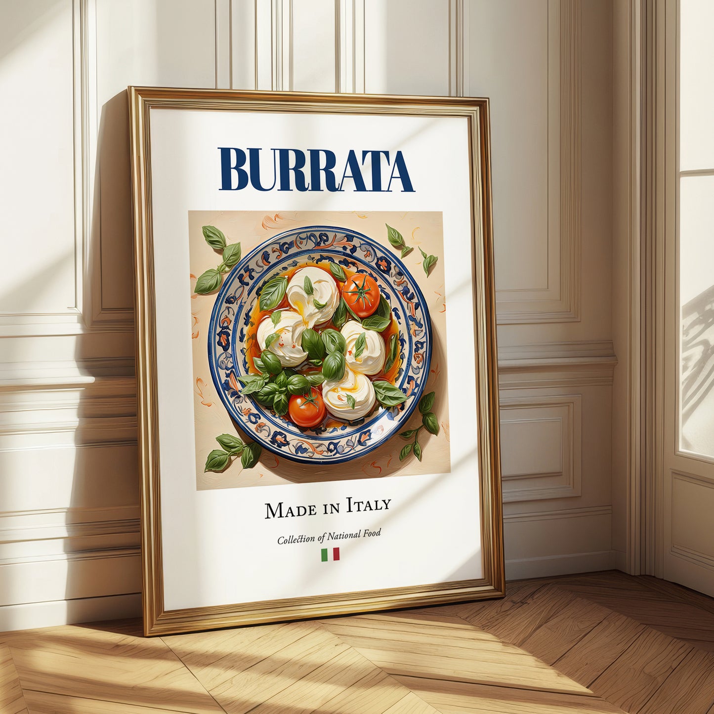 Burrata – Italian Cheese Dish, Tavern Wall Art