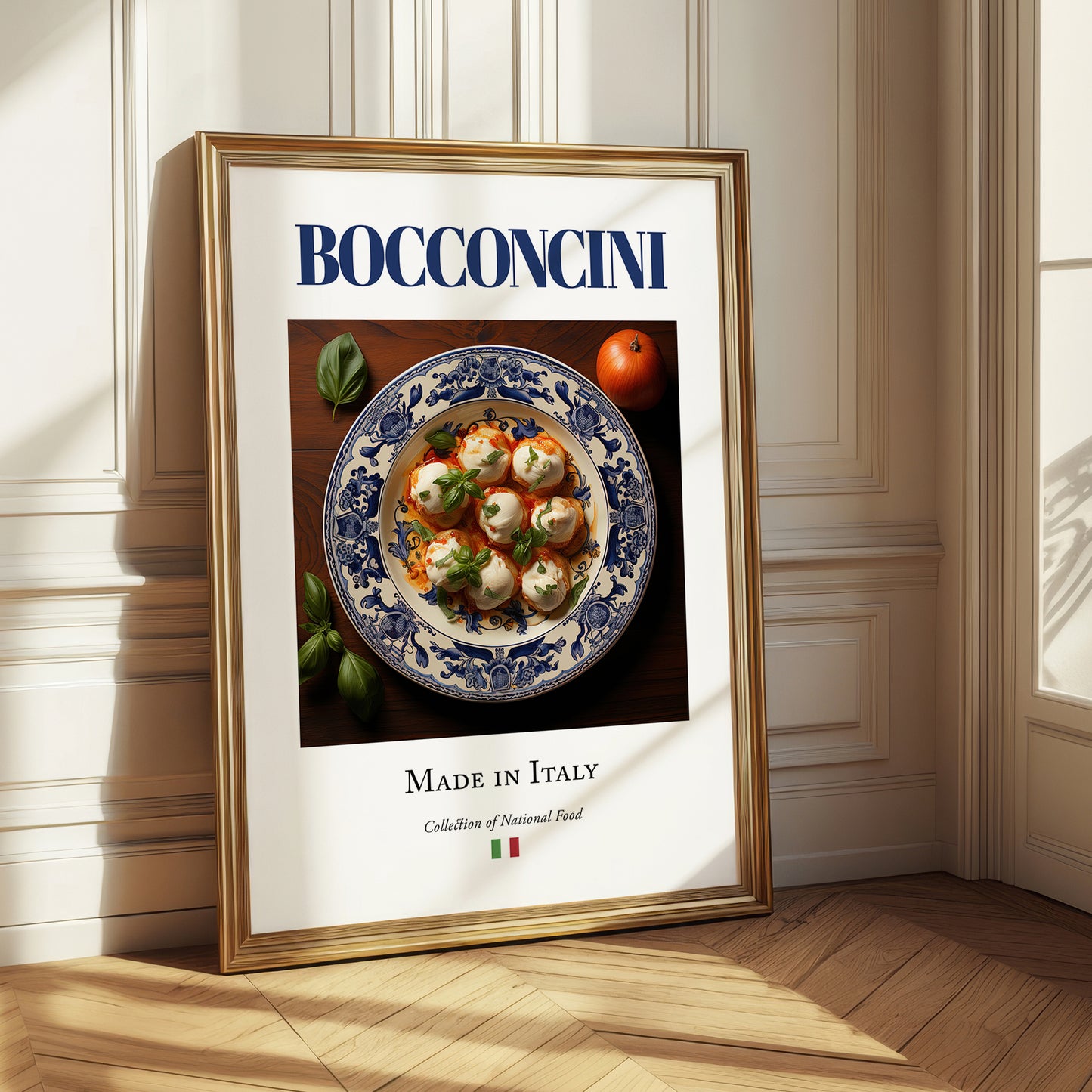 Bocconcini – Italian Cheese Dish, Farmhouse Kitchen Painting