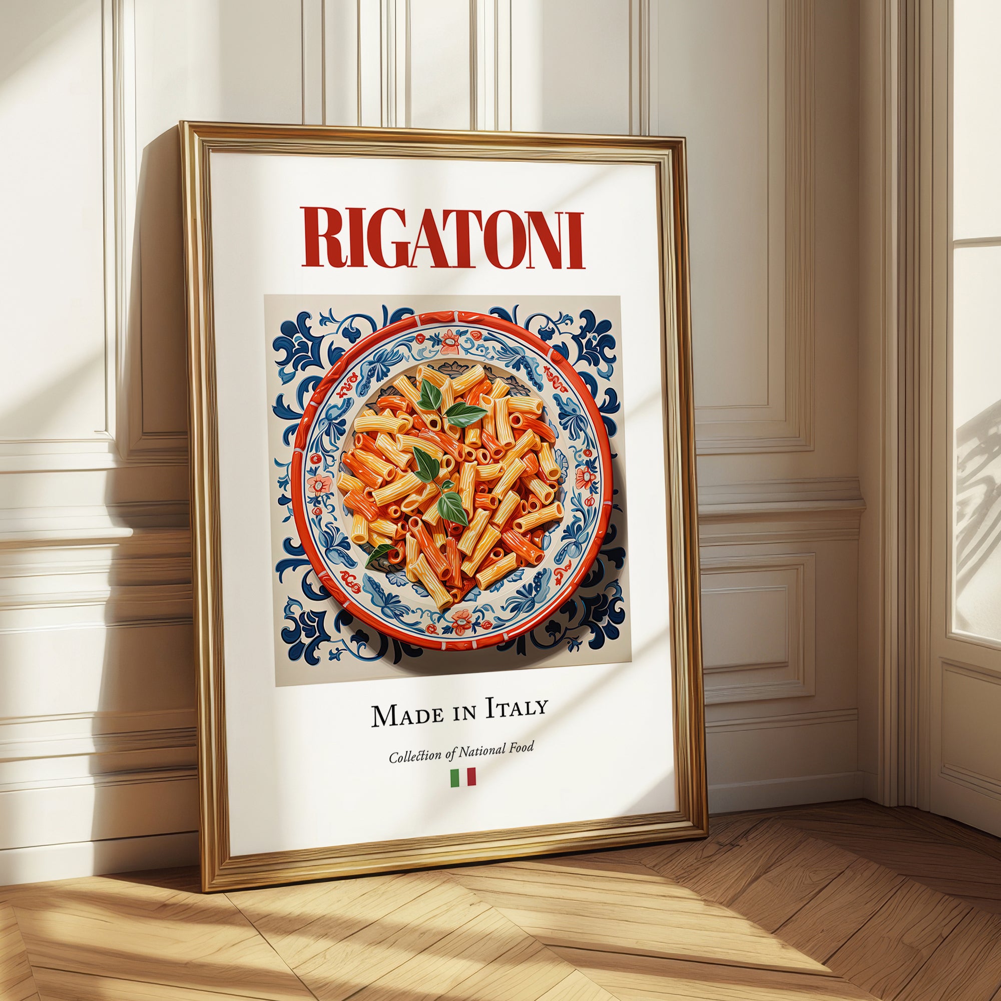 Rigatoni – Italian Pasta, Restaurant Print