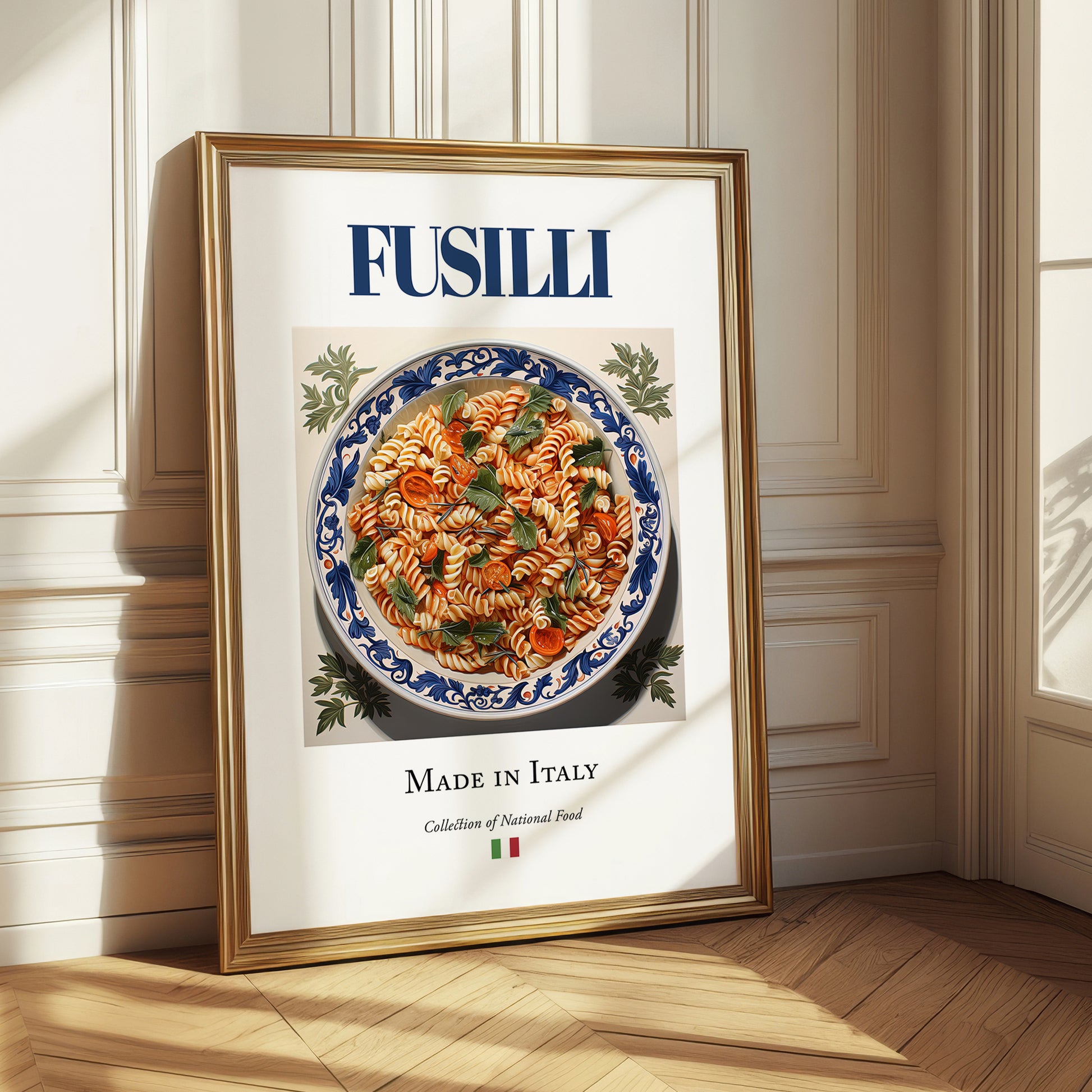 Fusilli – Italian Pasta, Trattoria Illustration