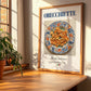 Orecchiette – Italian Pasta, Trattoria Print, no-text version framed in wood
