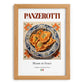 Panzerotti – Italian Dish, Farmhouse Kitchen Poster, set in oak frame