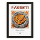 Panzerotti – Italian Dish, Farmhouse Kitchen Poster, in sleek black frame