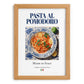 Pasta al pomodoro – Italian Pasta, Restaurant Wall Art, set in oak frame