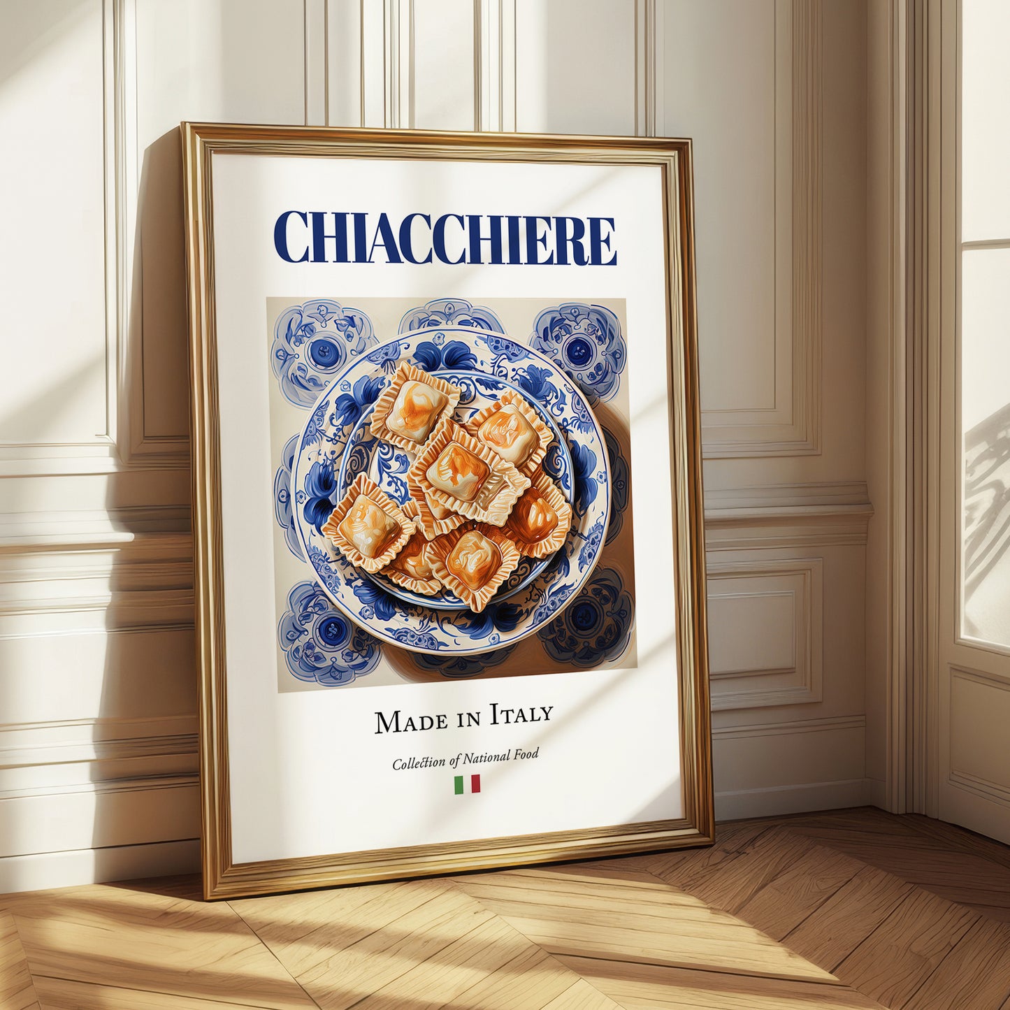 Chiacchiere – Italian Dessert Dish, Farmhouse Kitchen Poster