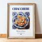 Chiacchiere – Italian Dessert Dish, Farmhouse Kitchen Poster, in wooden frame leaning on the floor