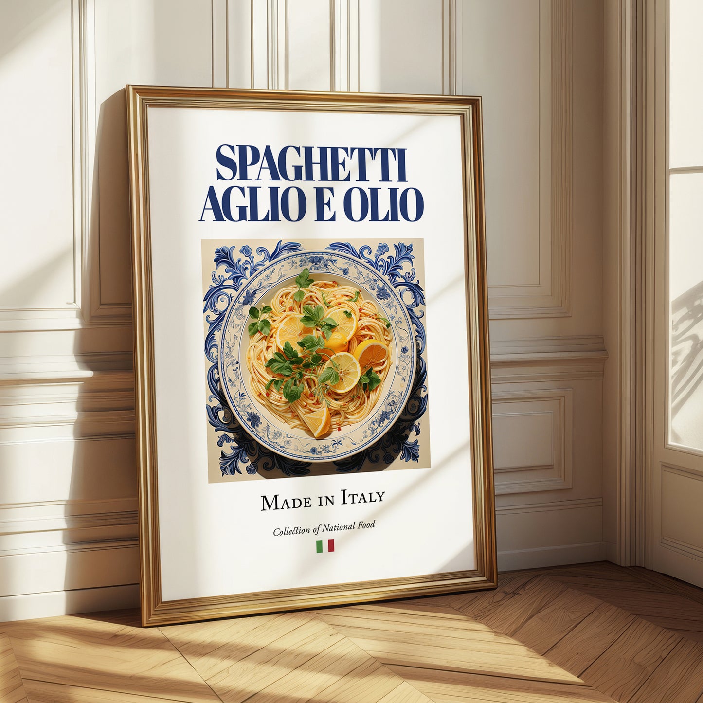 Spaghetti aglio e olio – Italian Pasta, Trattoria Art