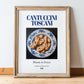 Cantuccini Toscani – Italian Dessert Dish, Tavern Poster, in wooden frame leaning on the floor