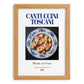 Cantuccini Toscani – Italian Dessert Dish, Tavern Poster, set in oak frame