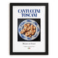 Cantuccini Toscani – Italian Dessert Dish, Tavern Poster, in sleek black frame
