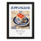 Zuppa Inglese – Italian Dessert Dish, Bistro Poster, in sleek black frame