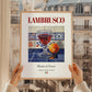 Lambrusco – Italian Sparkling Wine, Vinoteca Art, styled in a charming Paris street view
