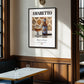 Amaretto – Italian Liqueur Drink, Cocktail Lounge Wall Decor, clean layout with no caption
