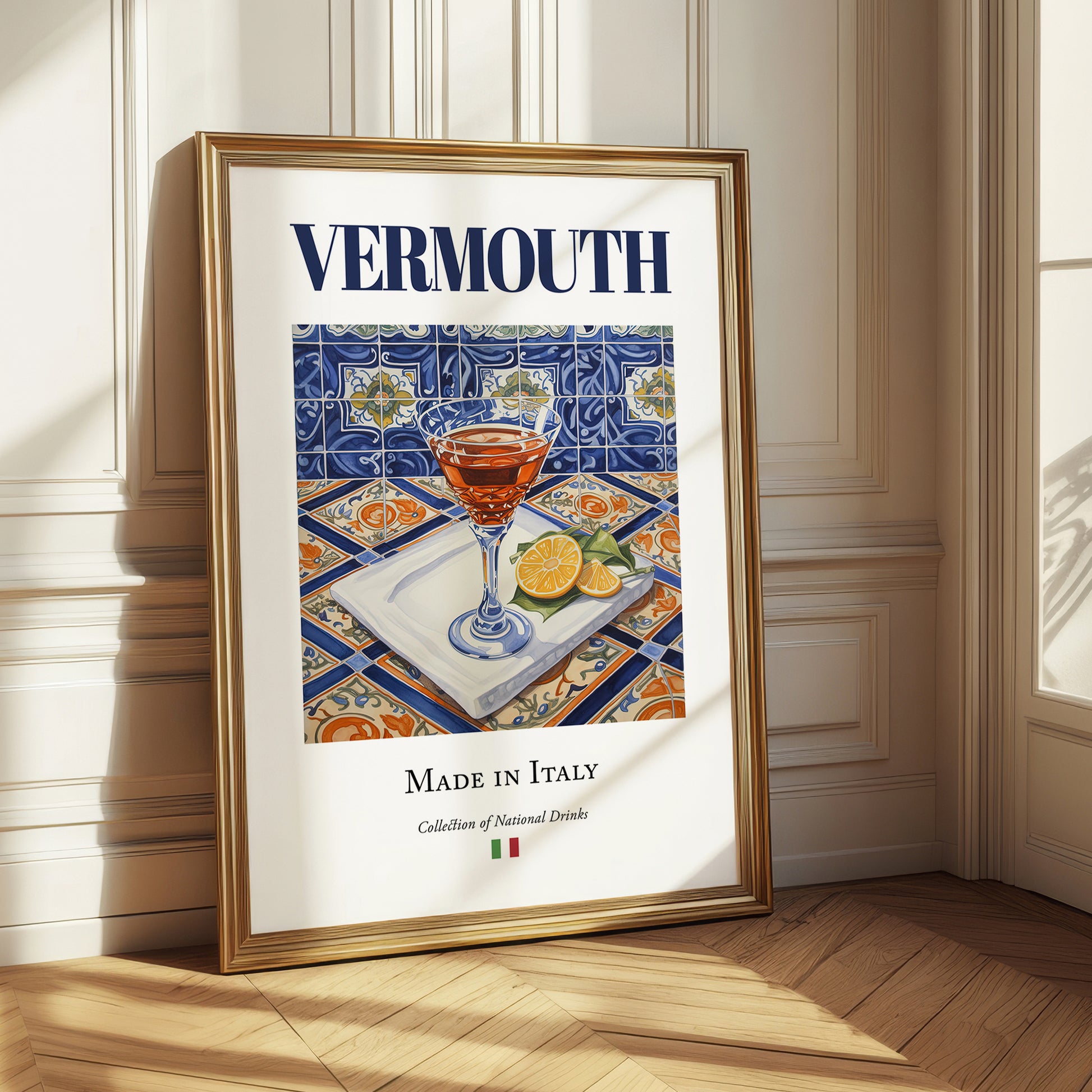 Vermouth – Italian Liqueur Drink, Cocktail Lounge Wall Art