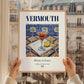 Vermouth – Italian Liqueur Drink, Cocktail Lounge Wall Art, styled in a charming Paris street view