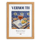 Vermouth – Italian Liqueur Drink, Cocktail Lounge Wall Art, set in oak frame