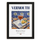 Vermouth – Italian Liqueur Drink, Cocktail Lounge Wall Art, in sleek black frame