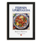 Feijoada à portuguesa – Portuguese Stew Dish, Fine Dining Restaurant Wall Art, in sleek black frame