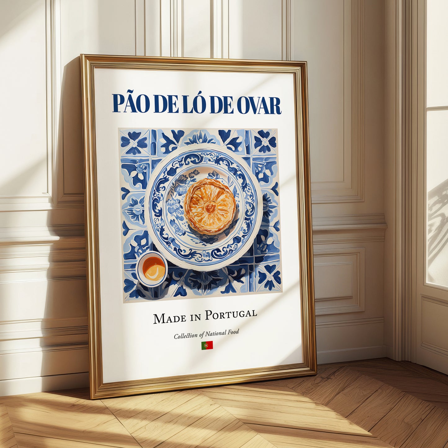 Pão de Ló de Ovar – Portuguese Dessert Dish, Tavern Painting
