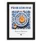 Pão de Ló de Ovar – Portuguese Dessert Dish, Tavern Painting, in sleek black frame