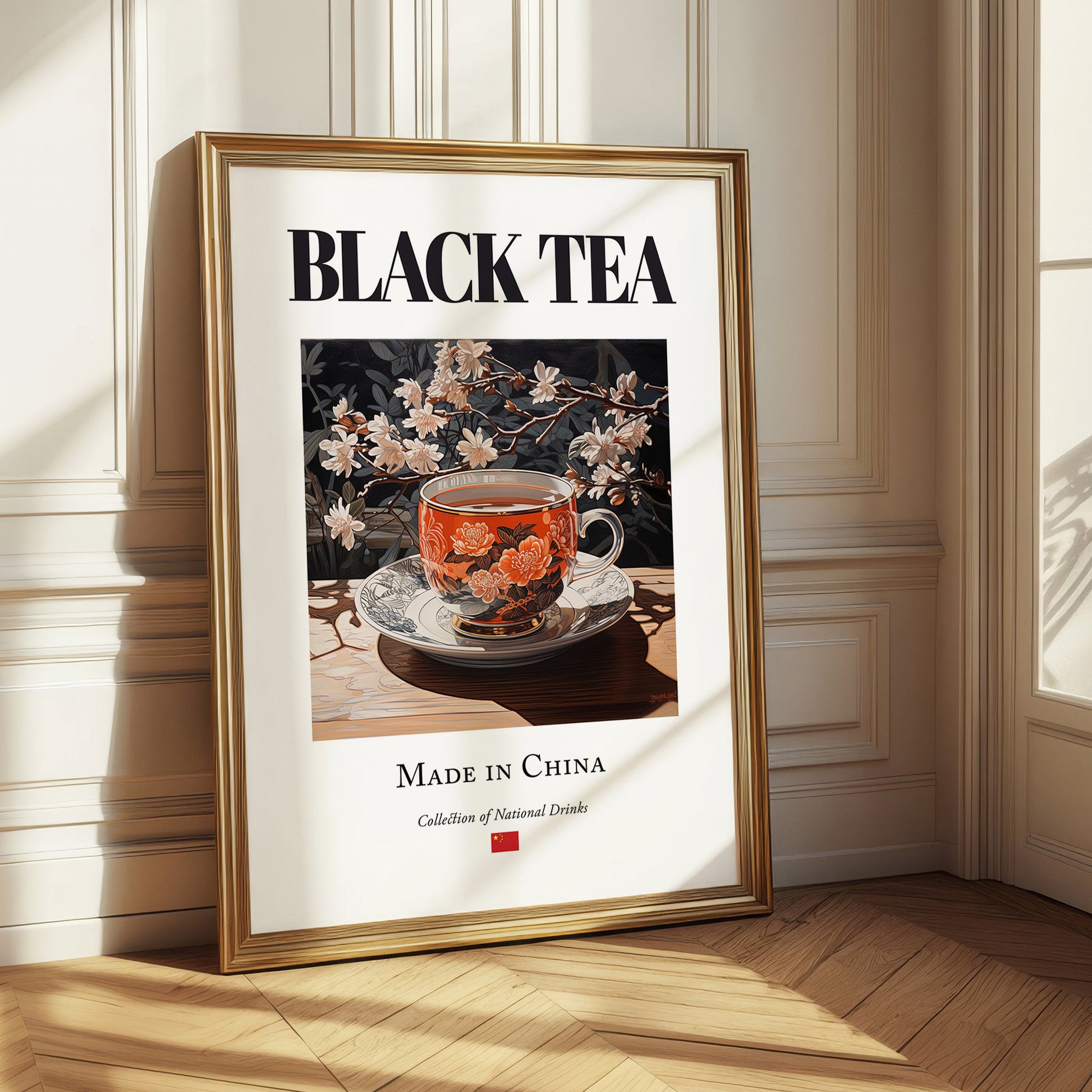 Black Tea – Chinese Tea, Tea Room Wall Decor