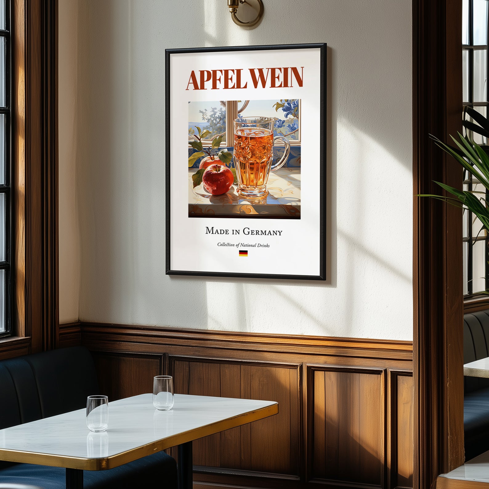 Apfelwein – German Cider Cider, Cider House Poster, clean layout with no caption