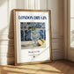 London Dry Gin – English Spirit Drink, Rooftop Terrace Illustration