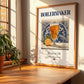 Boilermaker – English Cocktail Drink, Beach Bar Print, no-text version framed in wood
