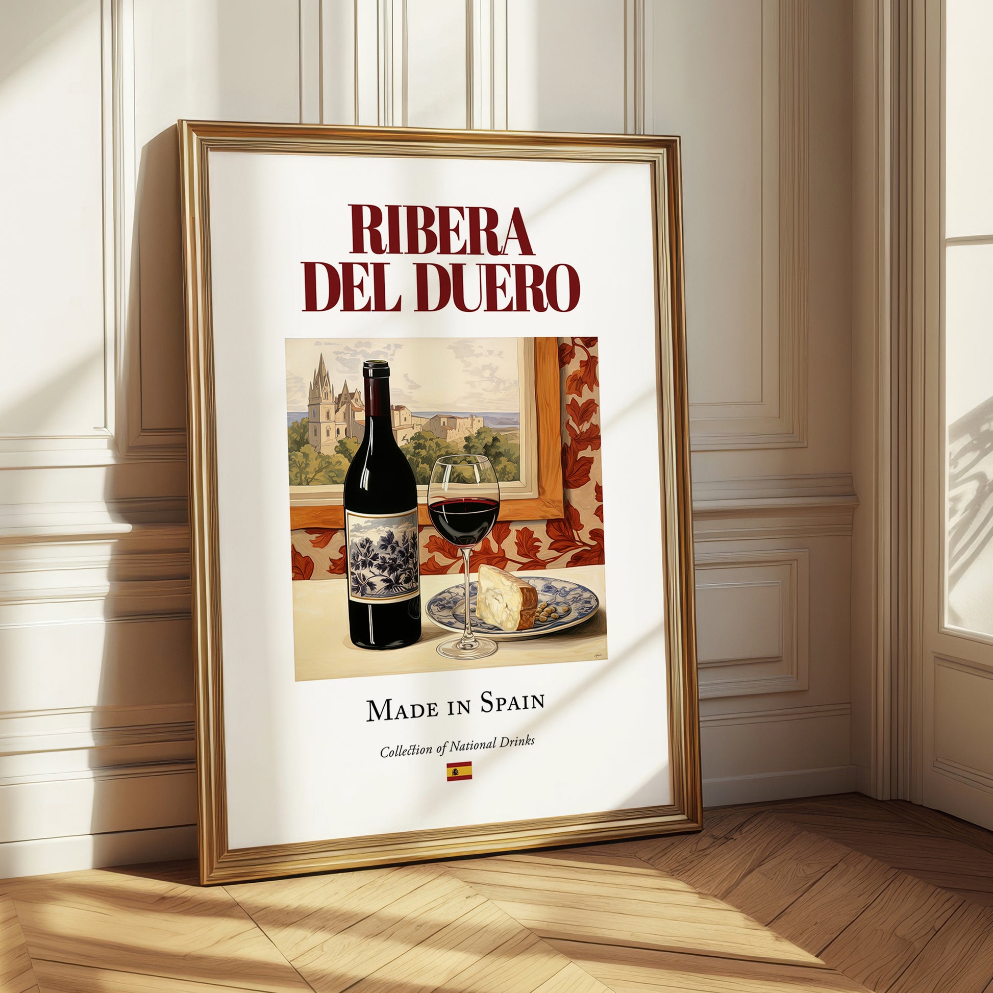 Ribera del Duero – Spanish Red Wine, Wine Bar Poster